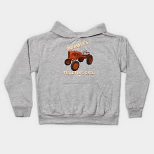 Allis Chalmers Mummy's tractor girl Kids Hoodie